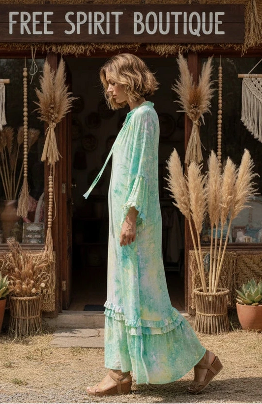 Hippy Chick Maxi Kleid Sarita