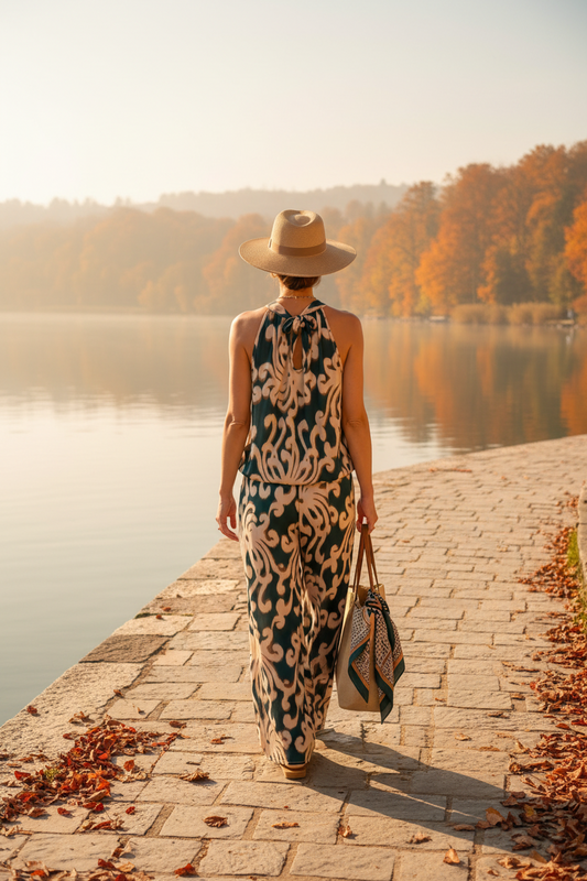 Hacienda Kleid Zweiteiler Seaside Elegance
