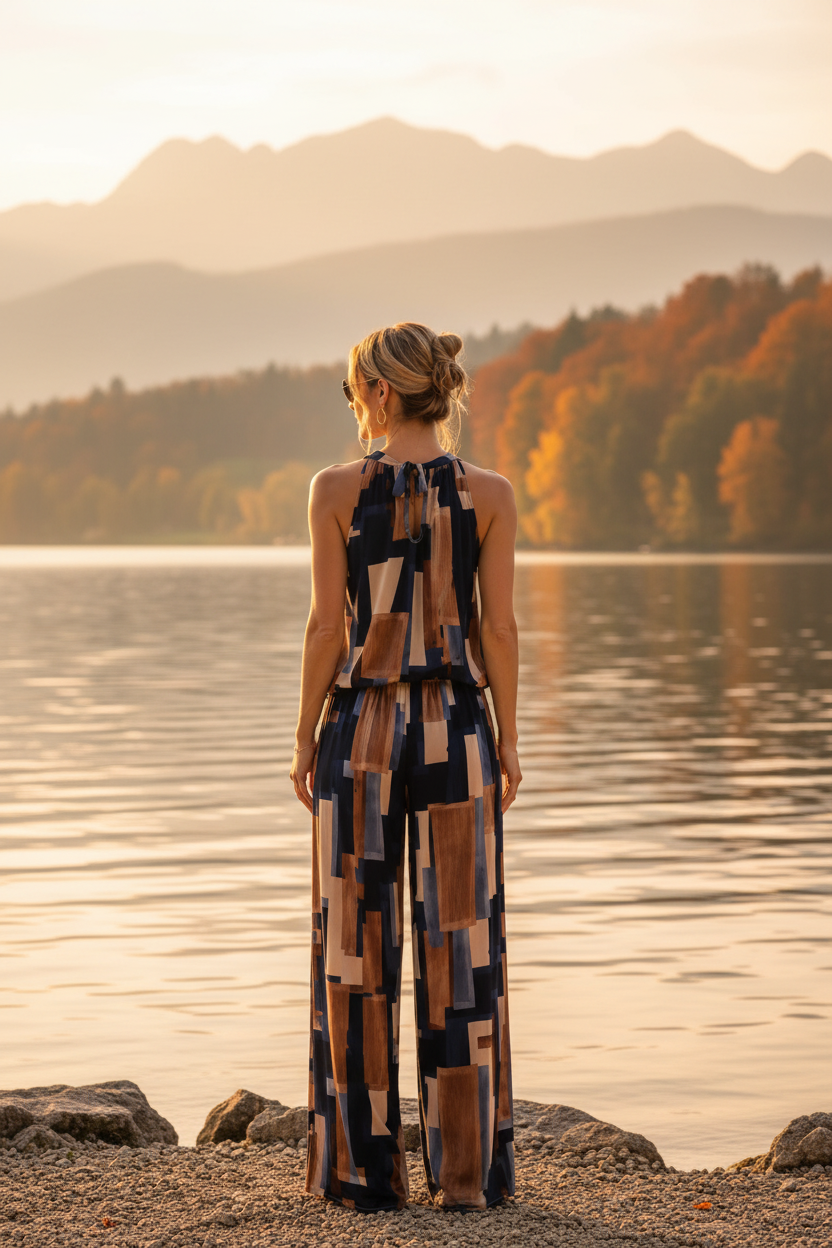Hacienda Kleid Zweiteiler Mountain Mosaic