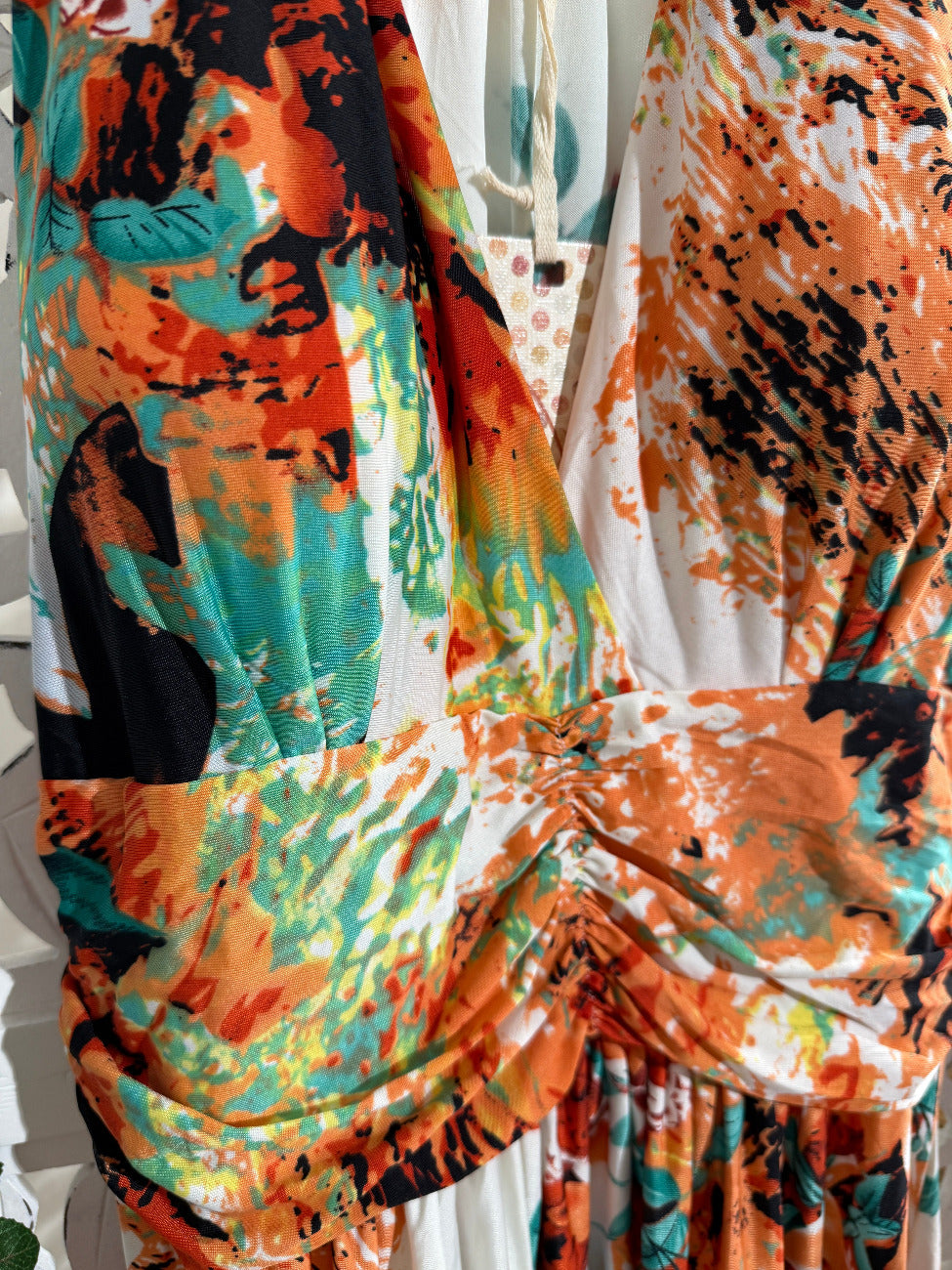 Kleid Flora orange