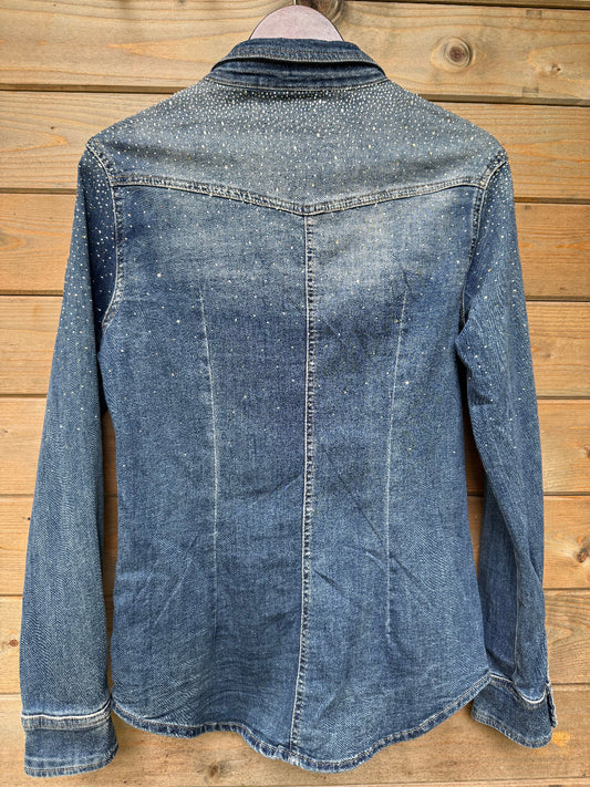 Jeans Glitzer Hemd