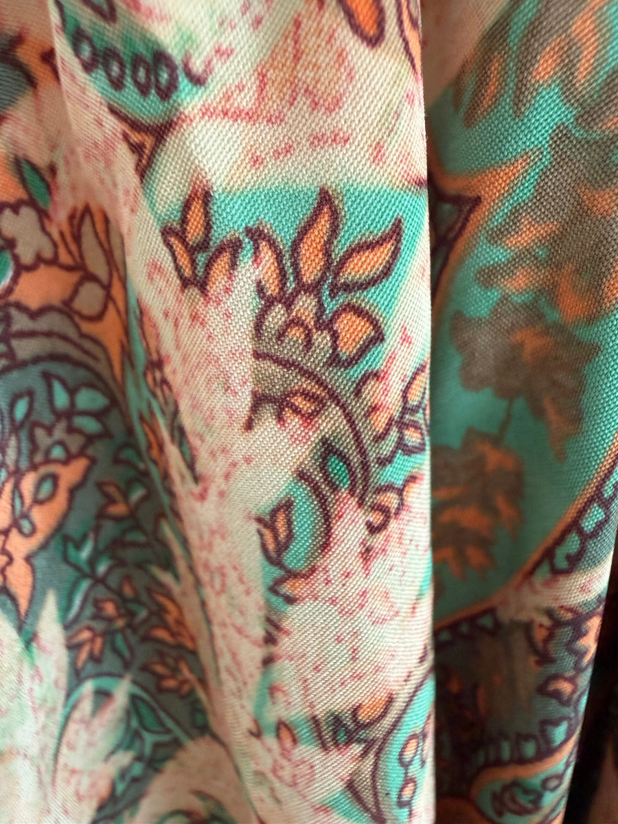 Kleid Short Bohemian Flower