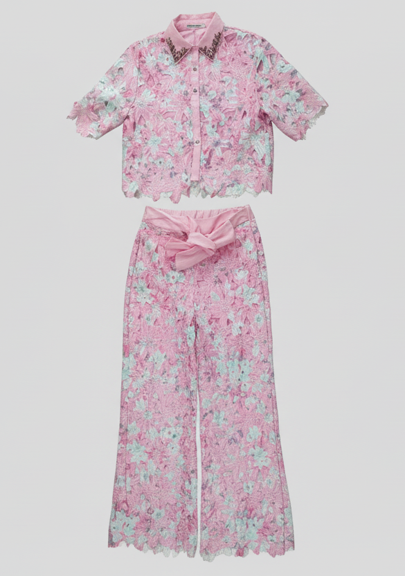 Zweiteiler Pink Jardin