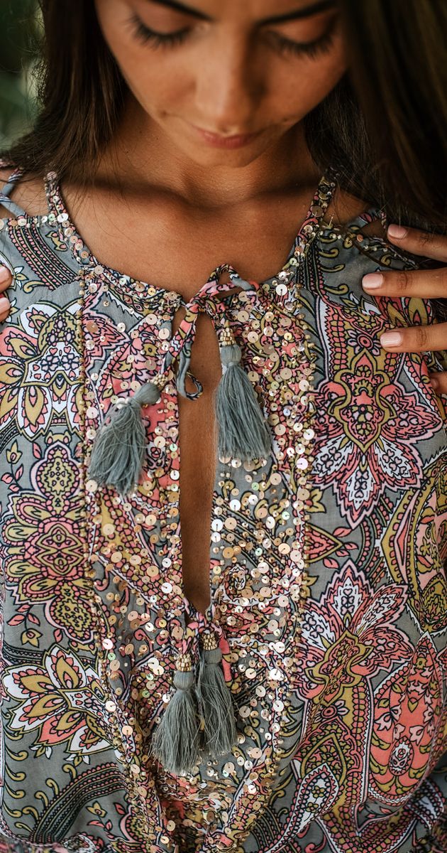 Hippy Chick Meredith Tunika Kleid
