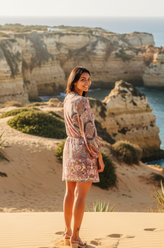 Hippy Chick Meredith Tunika Kleid