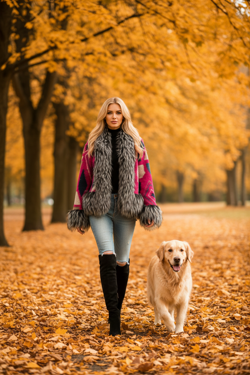 Jacke Boho Autumn Glow