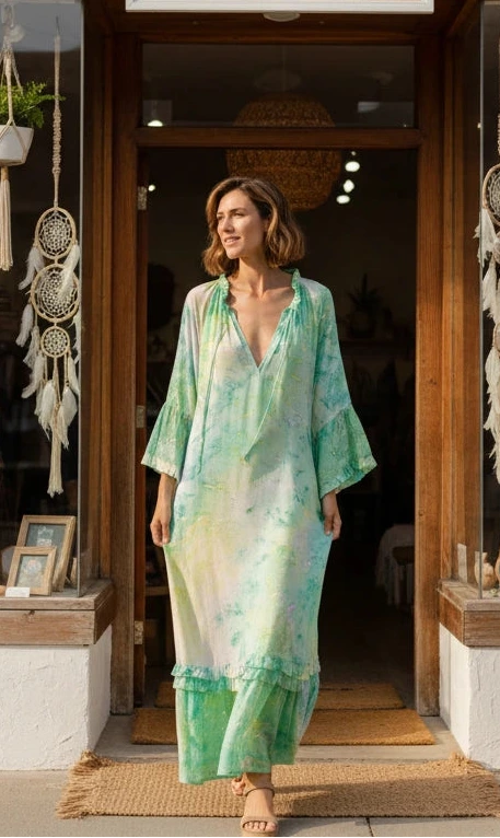 Hippy Chick Maxi Kleid Sarita