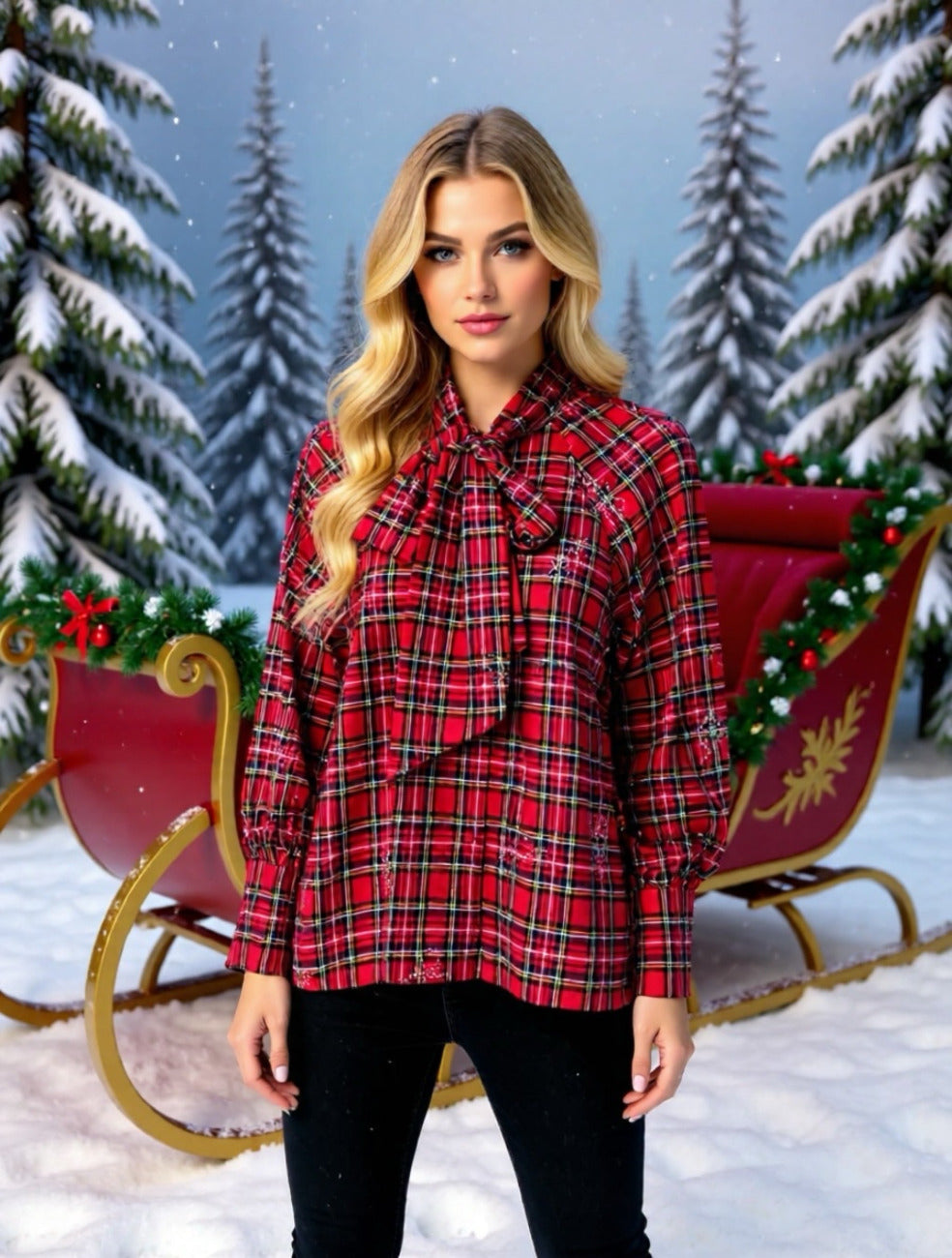 Bluse Tartan