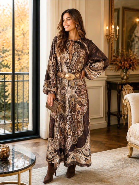 Maxikleid Paisley