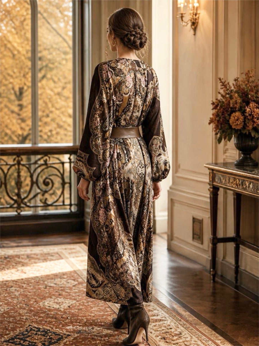 Maxikleid Paisley