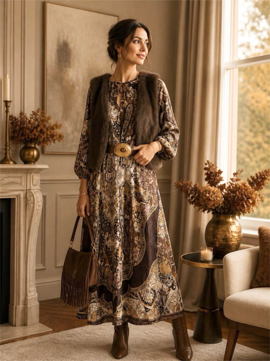 Maxikleid Paisley
