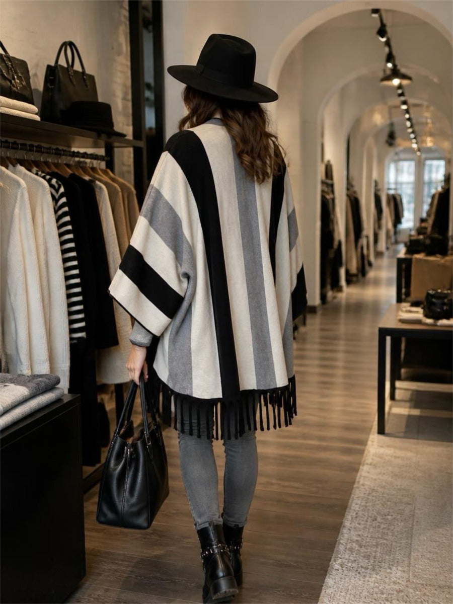Poncho Jacke