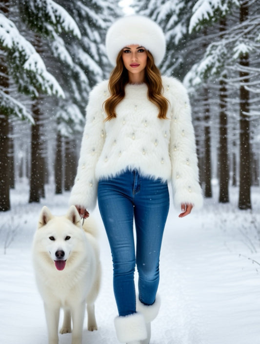 Strickpullover Wölkchen