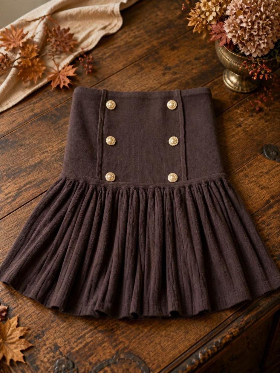 High-Waist Strickrock