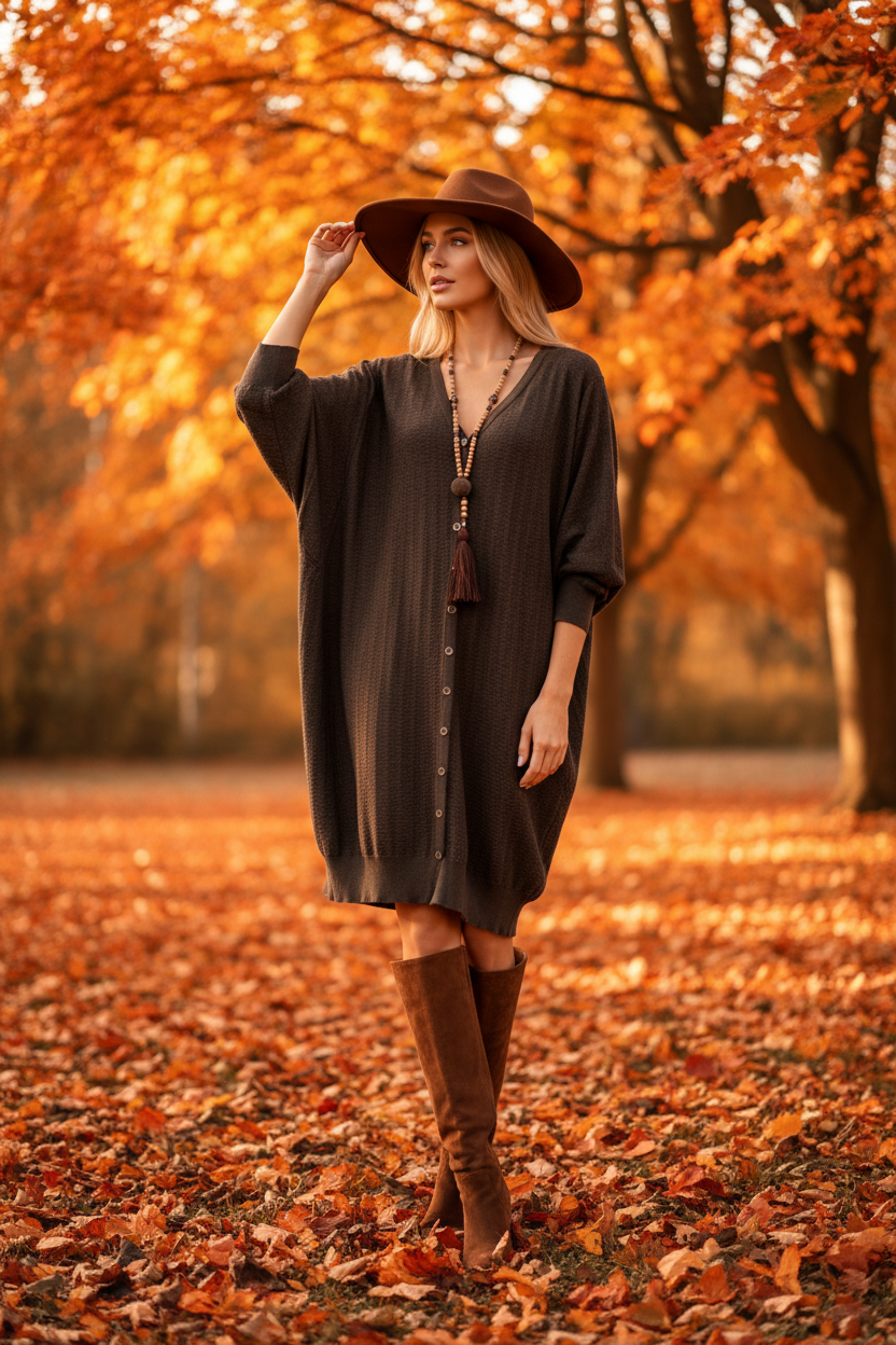 Strickjacken Kleid