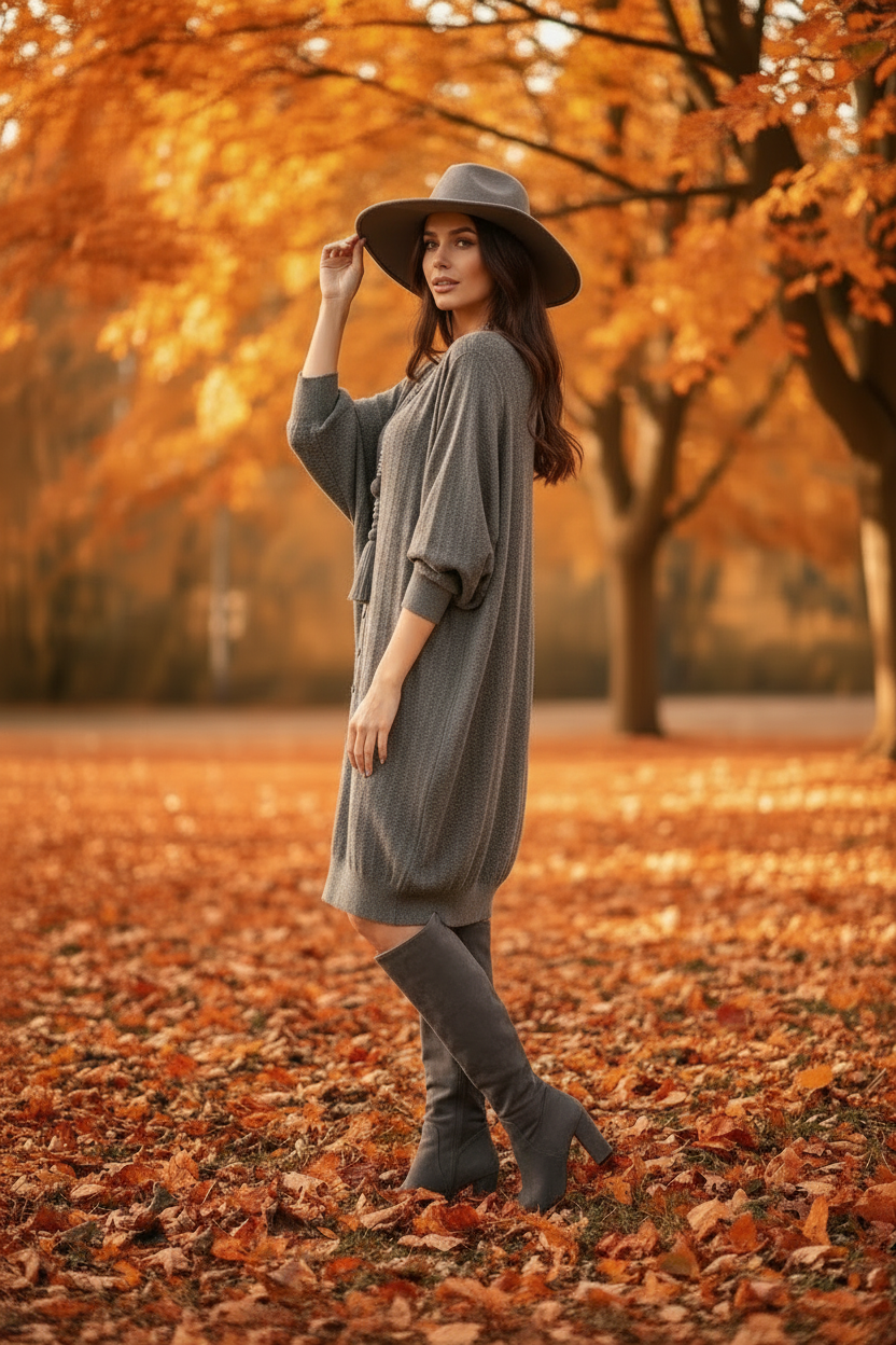 Strickjacken Kleid