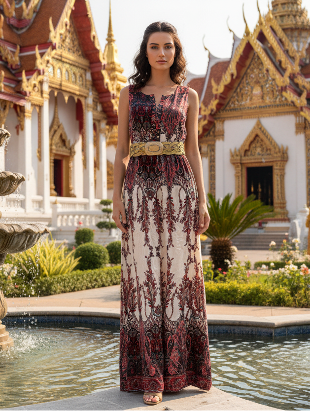 Maxi Kleid + Bolero Bali