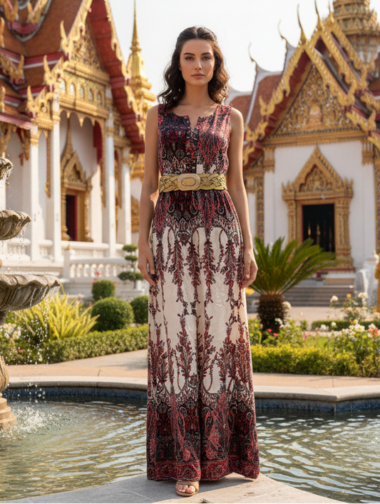 Maxi Kleid + Bolero Bali