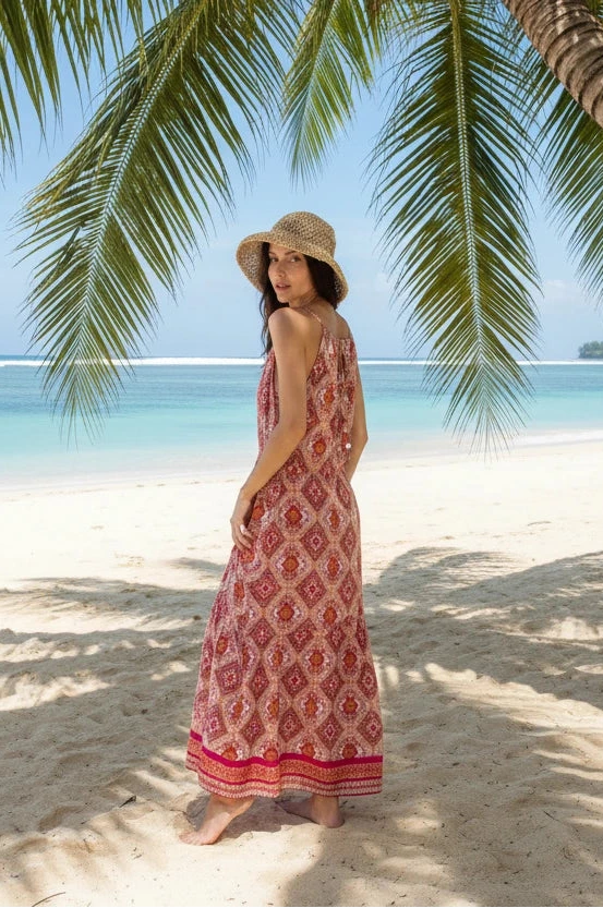 Hippy Chick Aderyn Kleid // Rombo Print