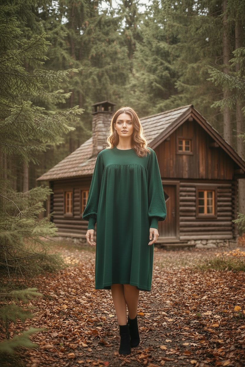 Strickkleid Autumn Elegance