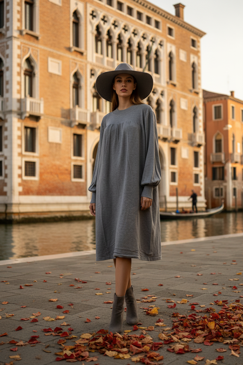 Strickkleid Autumn Elegance