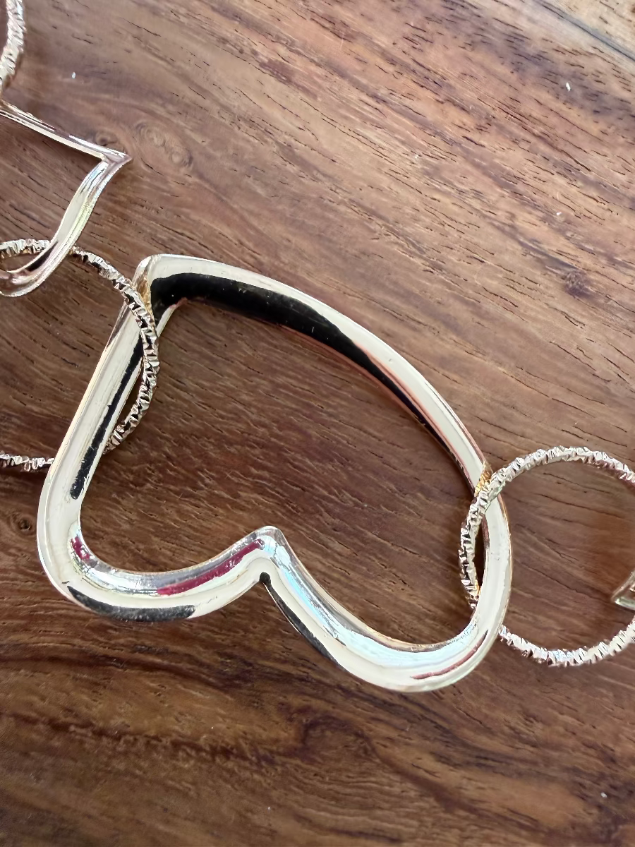 Kette mit Herzen