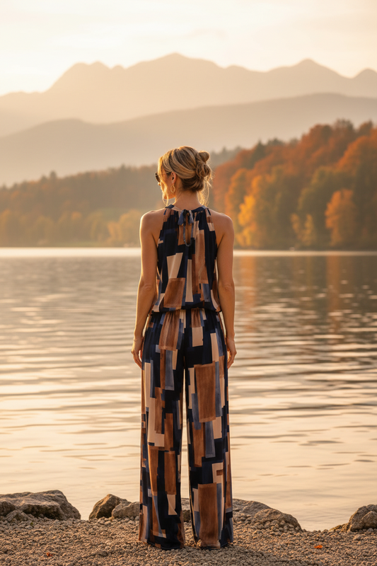 Hacienda Kleid Zweiteiler Mountain Mosaic