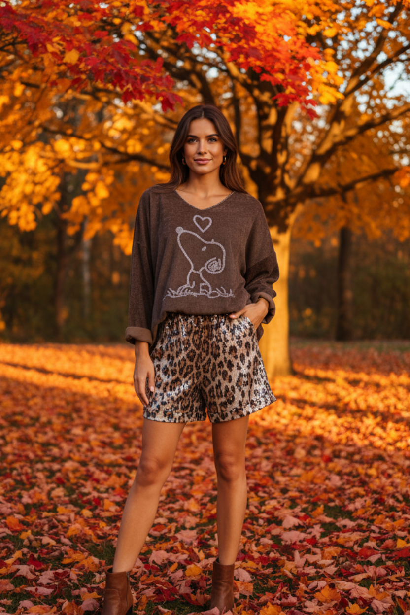 Short Leopard Glam