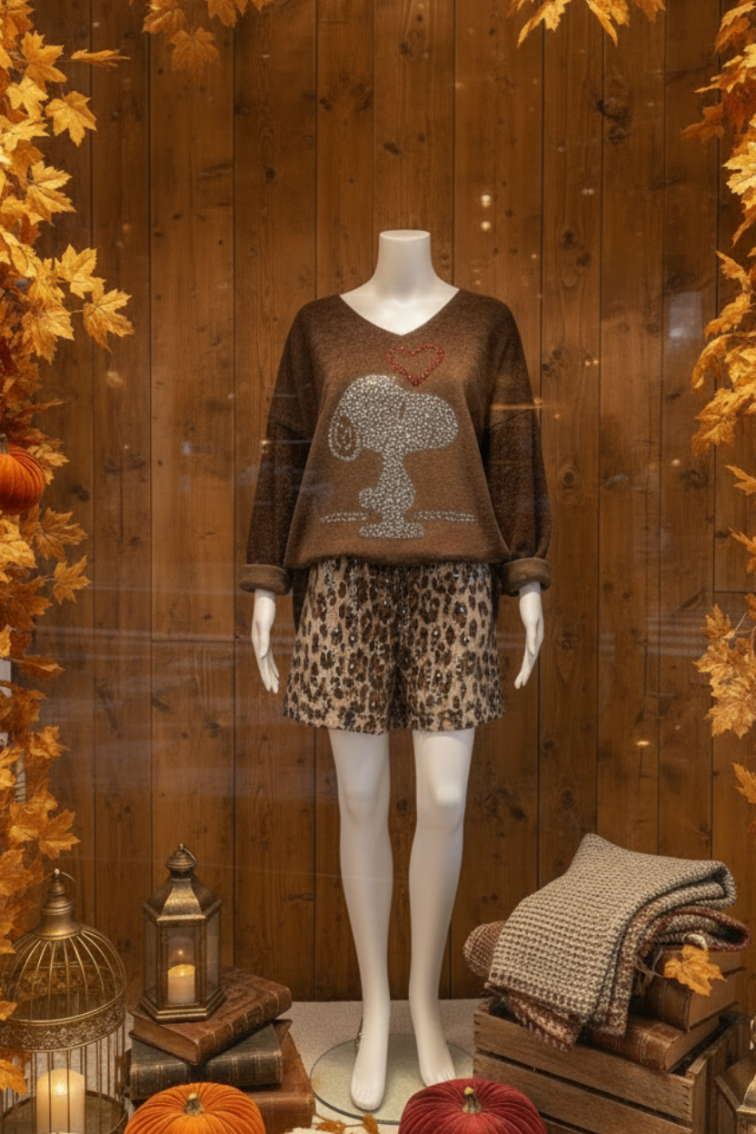 Short Leopard Glam