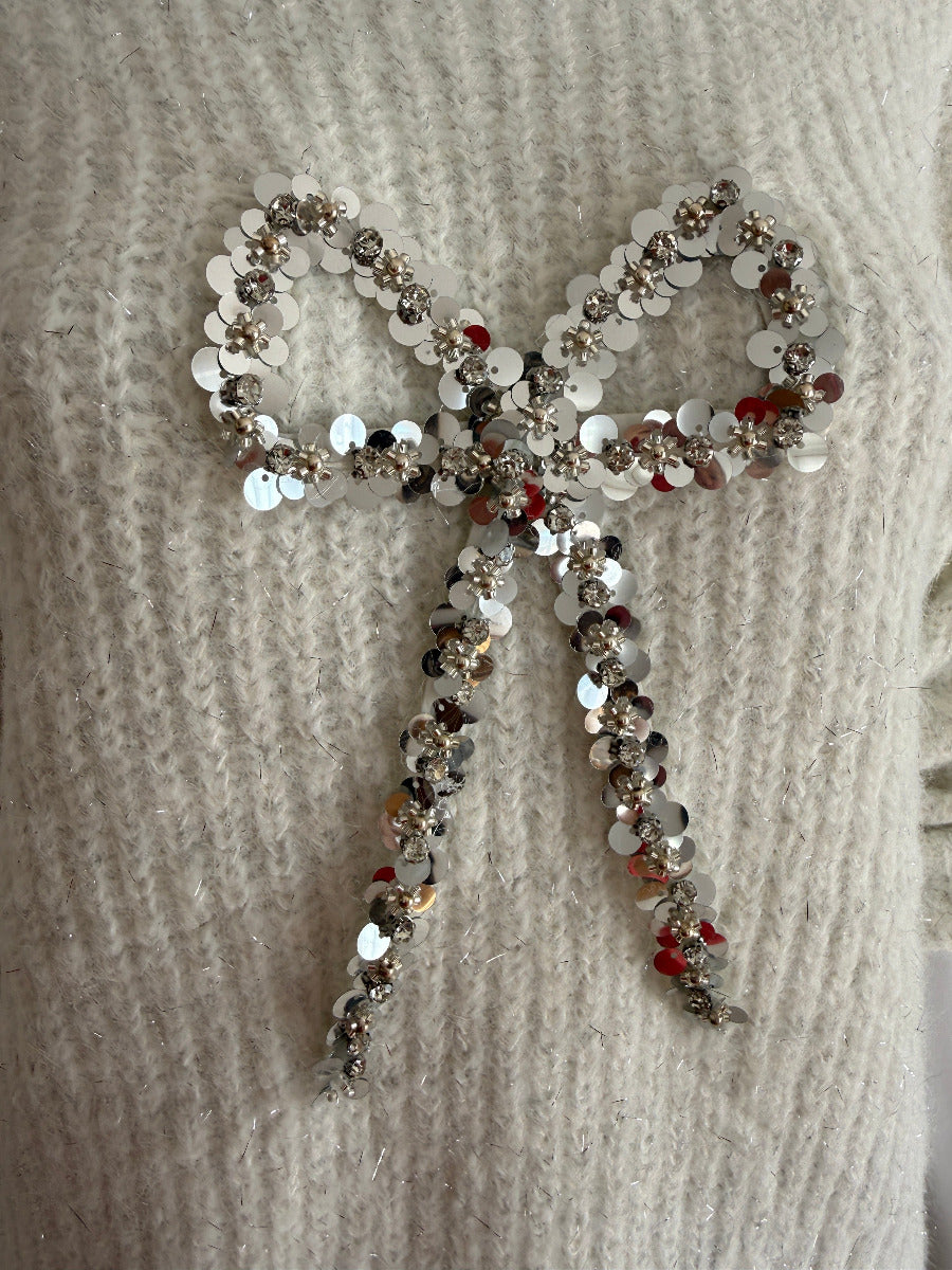 Strickpullover Bow