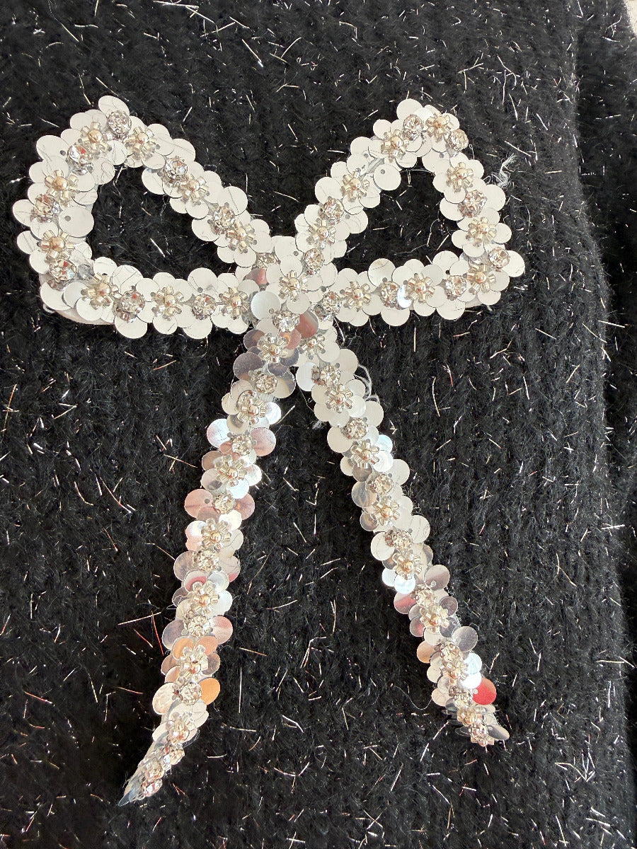 Strickpullover Bow