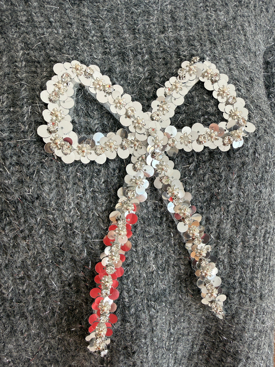 Strickpullover Bow