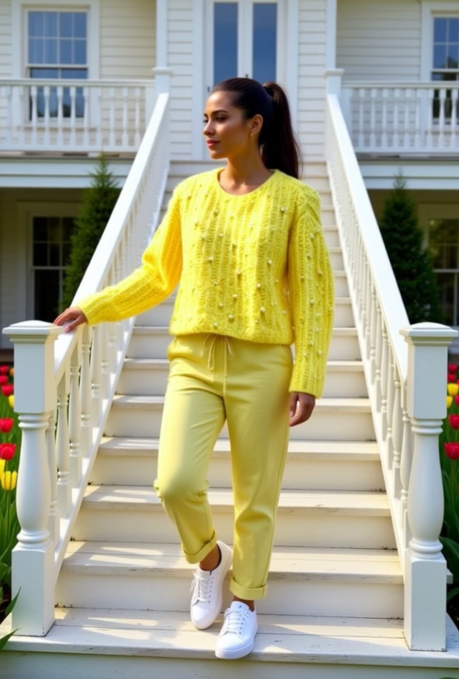 Strick Pullover Spring