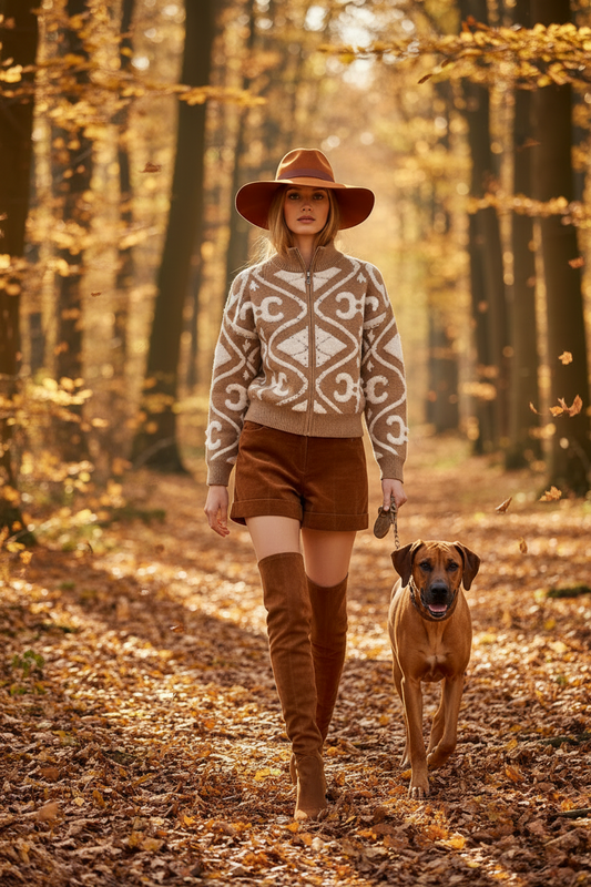 Strickjacke Autumn Ornament