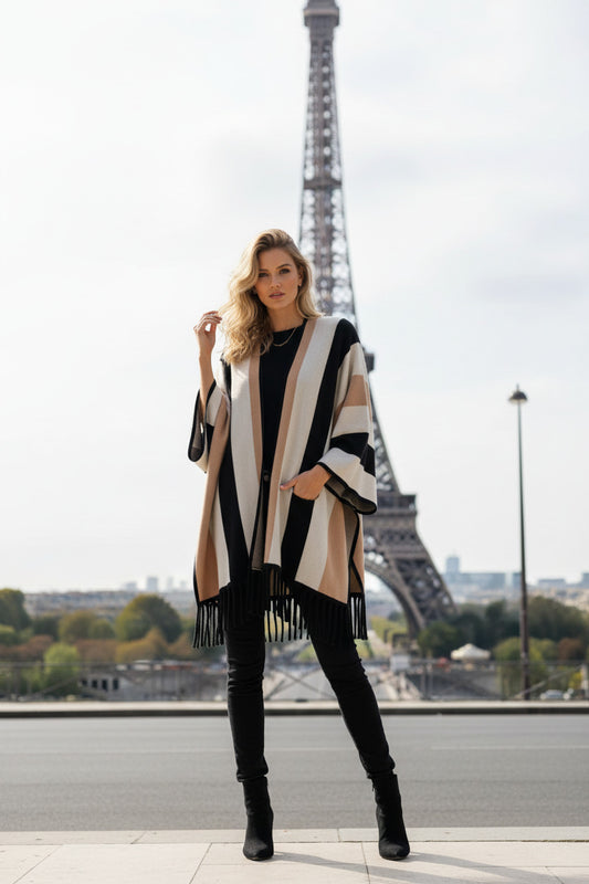 Poncho Jacke