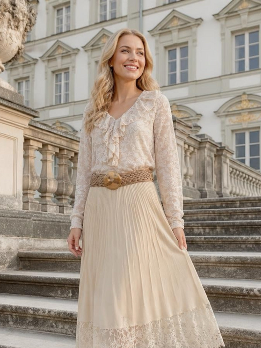 Elegante Spitzenbluse