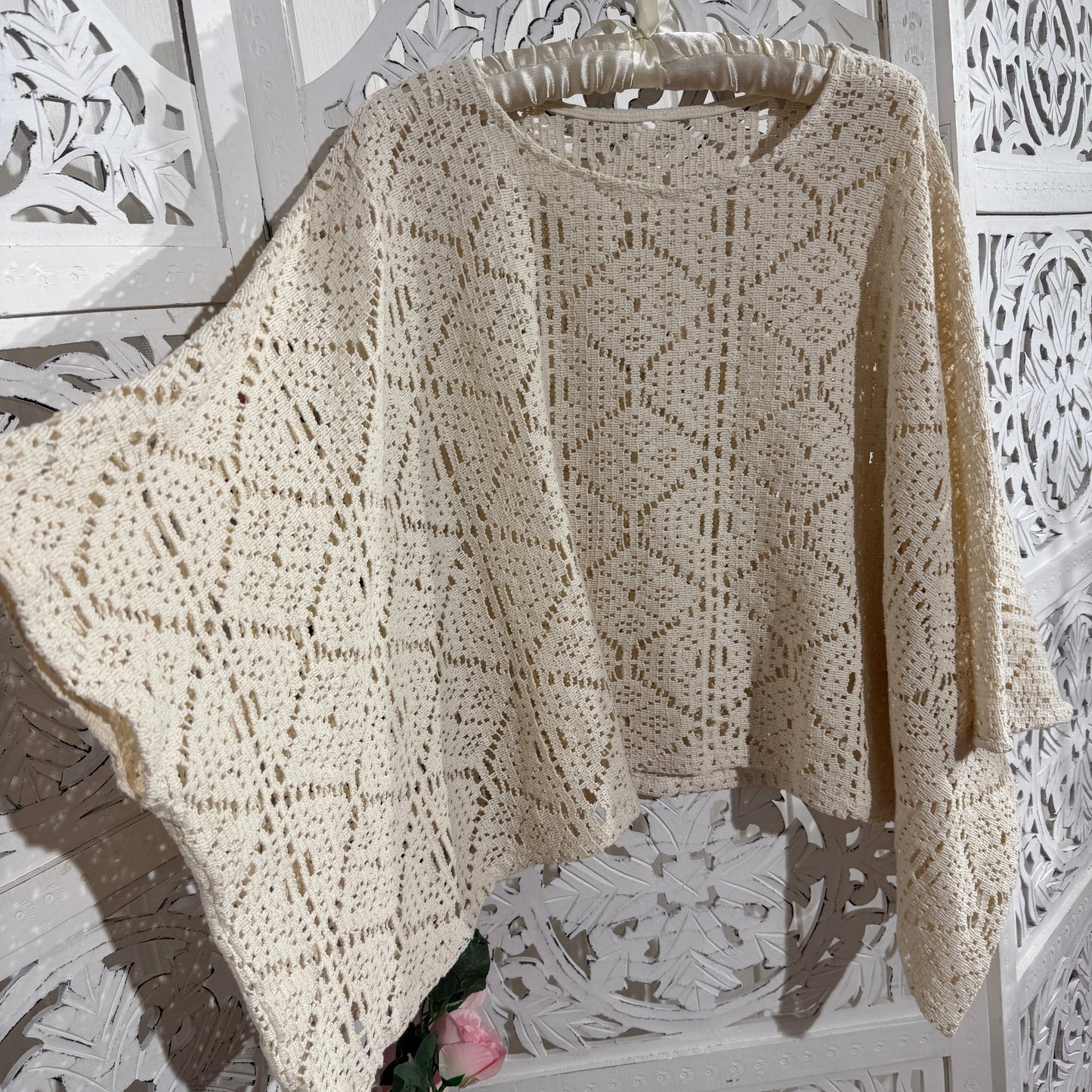 Strick Poncho Ibiza
