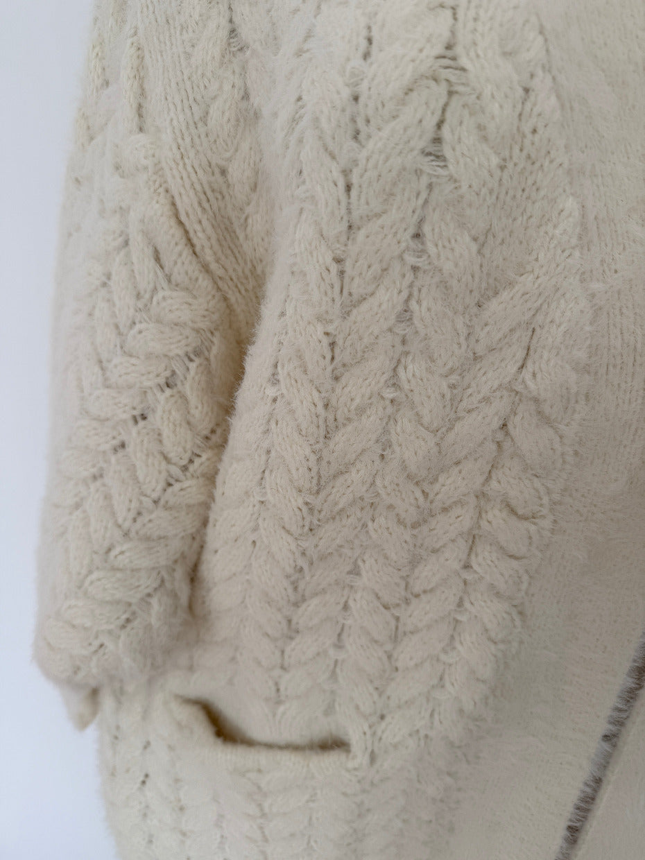 Eleganter-Strickmantel Allegra
