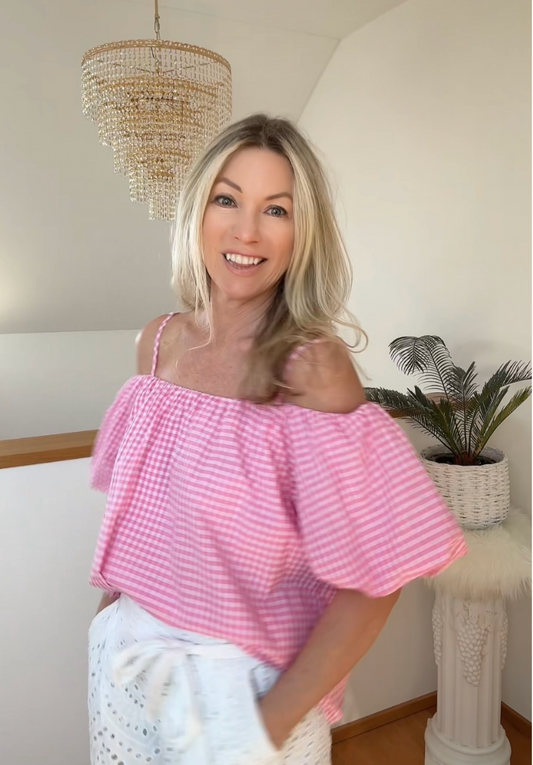 Carmen Bluse Vichy