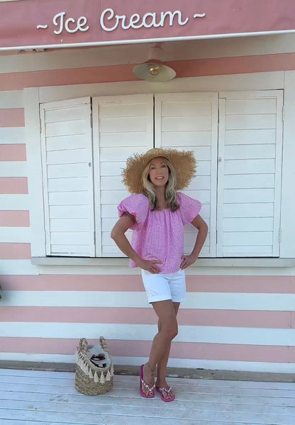 Carmen Bluse Vichy