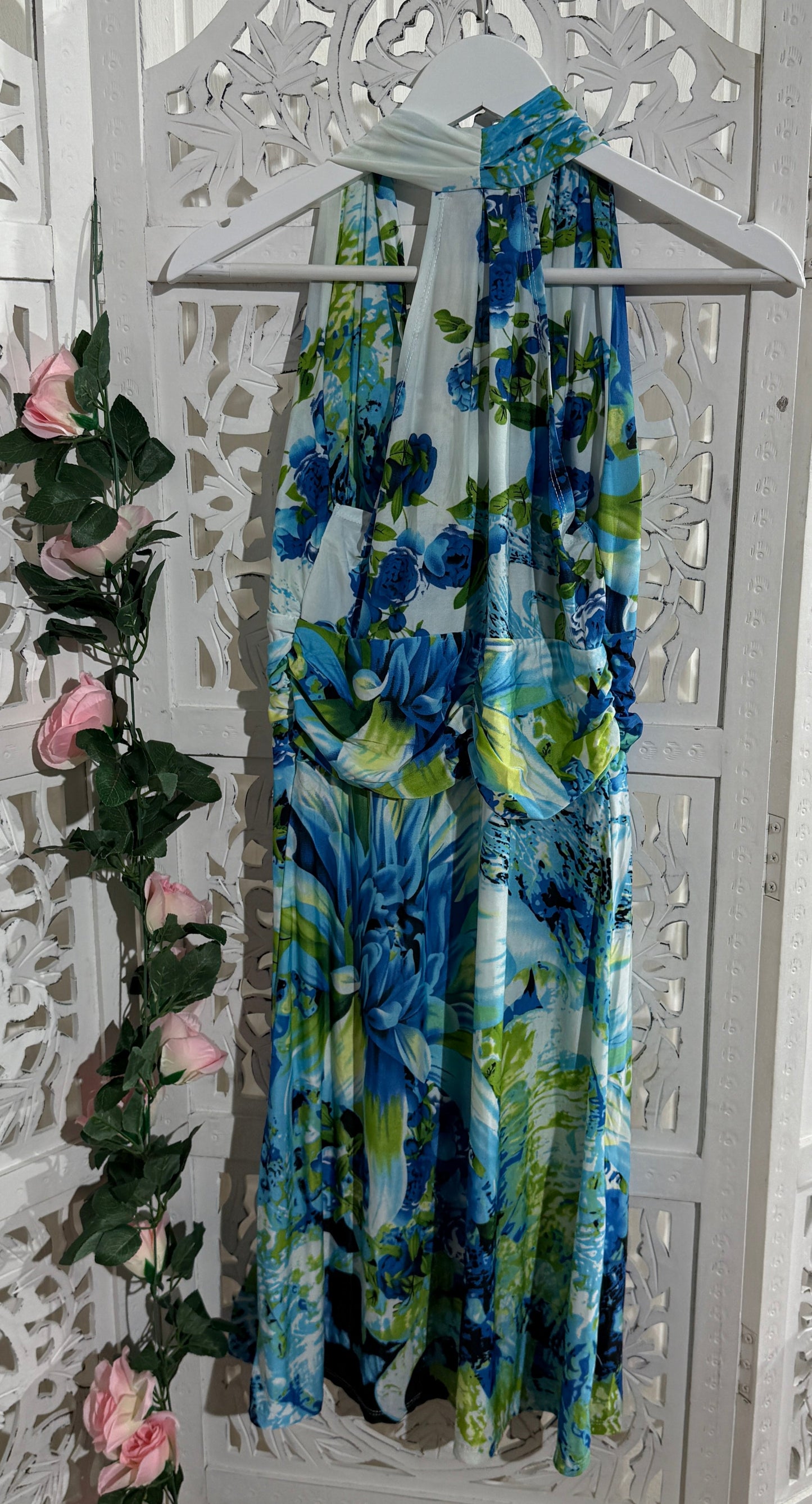 Kleid Flora blau