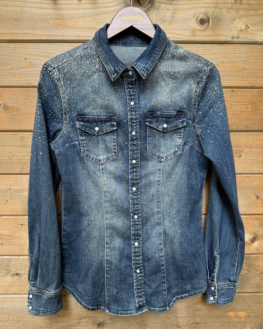 Jeans Glitzer Hemd