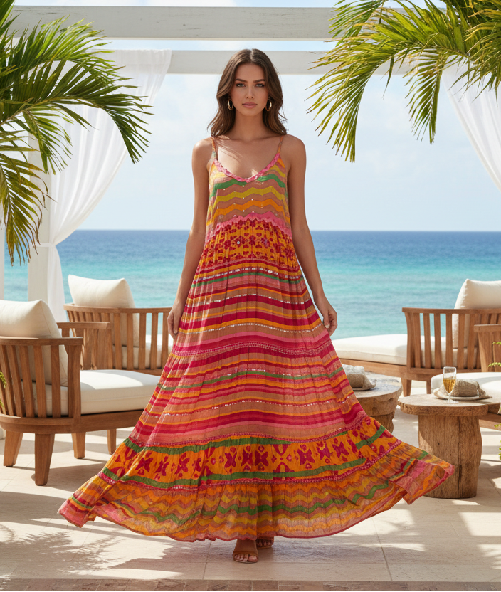 Miss June Maxi Kleid P26