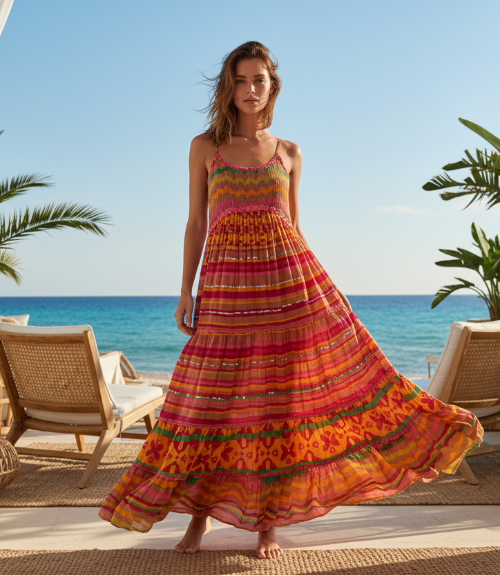 Miss June Maxi Kleid P26