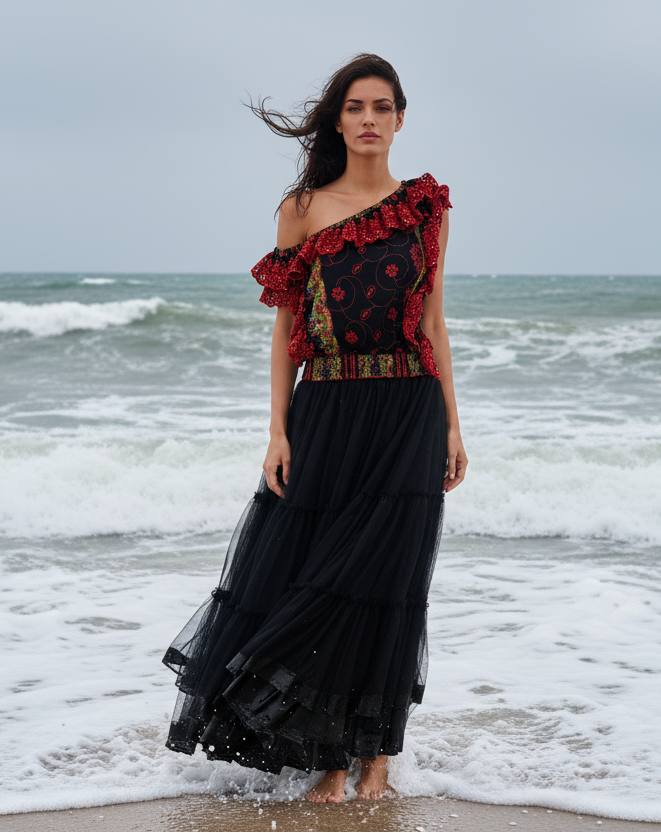 Antica Sartoria Carmen Bluse