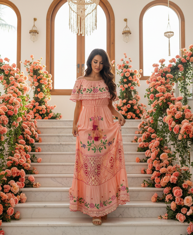 Zaimara Maxi Kleid