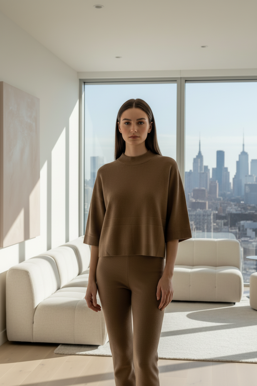 Stickpullover kurzarm Joselin