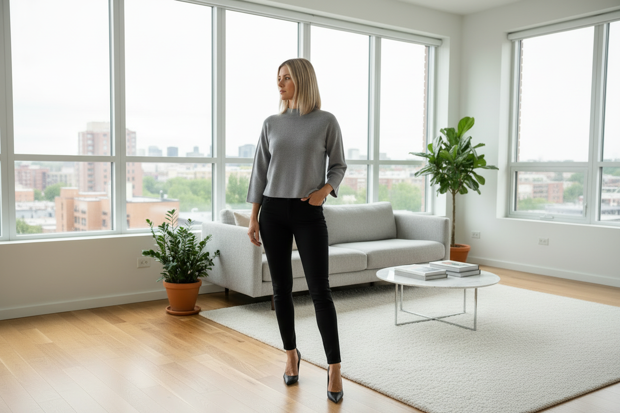 Stickpullover kurzarm Joselin