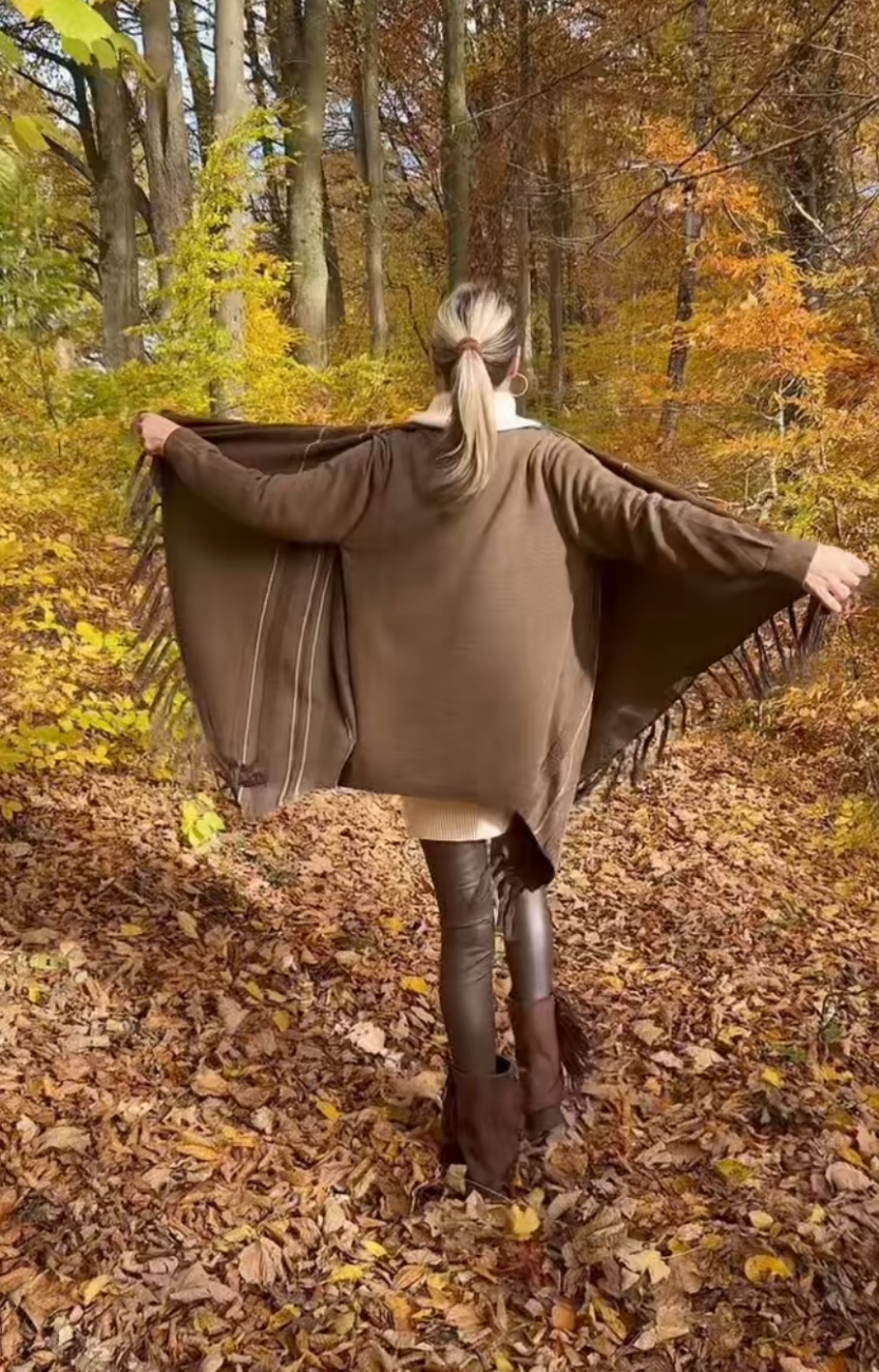 Poncho Jacke Idian Summer