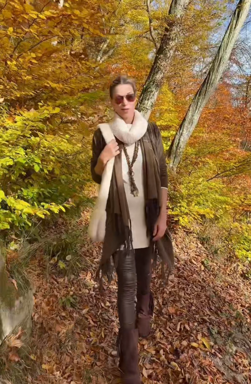 Poncho Jacke Idian Summer